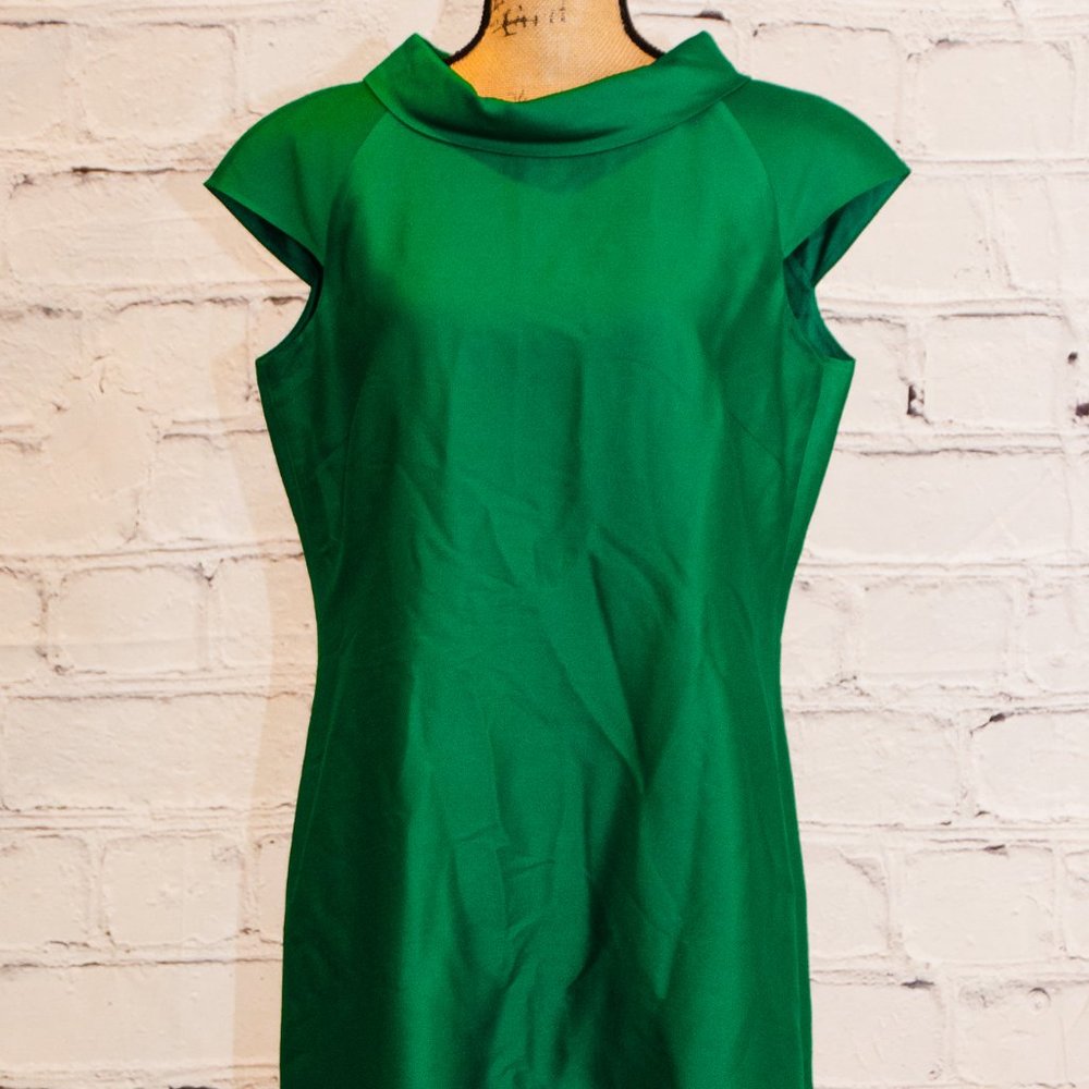 Hobbs London Green Knee-Length Dress